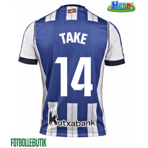 Real Sociedad Takefusa Kubo #14 Hemmatröja 2025-26 Kortärmad